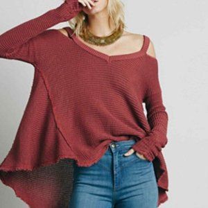 Free People Moonshine V Neck Sweater